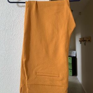 Yellow/Gold legging dress pants